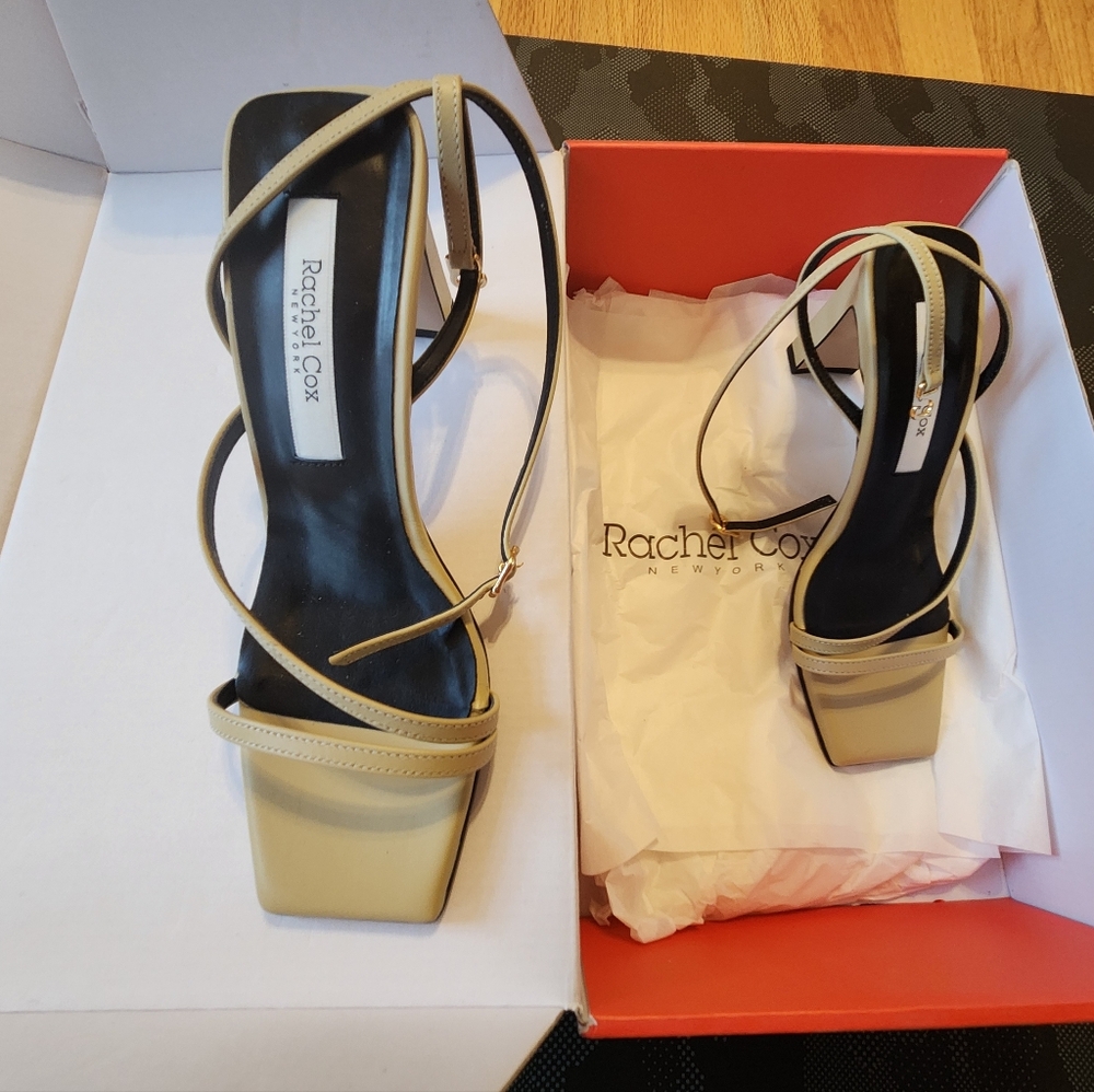 Pale Lemon Strappy Sandals